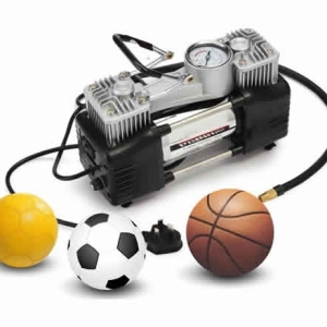 AC AIR COMPRESSOR FS220SS 110V/220V Car Tire Inflator Portable Double Cylinder Pump