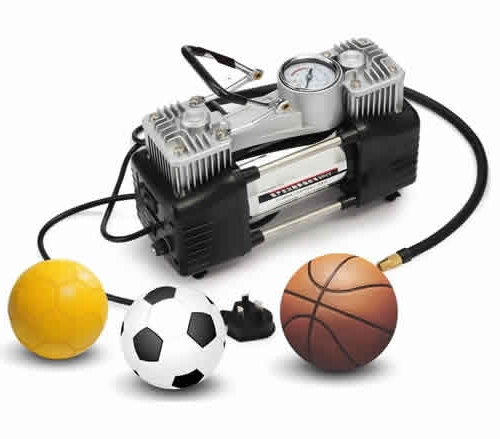 AC AIR COMPRESSOR FS220SS 110V/220V Car Tire Inflator Portable Double Cylinder Pump