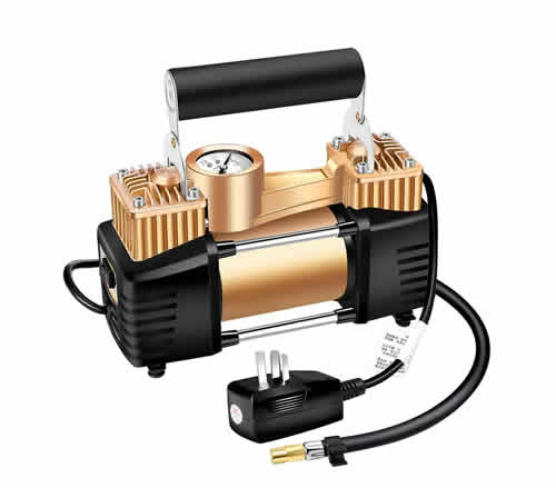 220V household double-cylinder electric air pump car tire basketball air column bag pump swimming ring pump